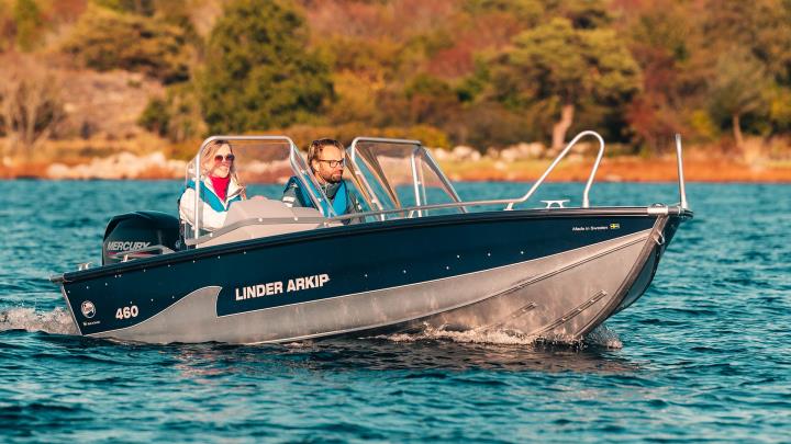 Linder 460 Arkip: Linder 460 med Mercury F50