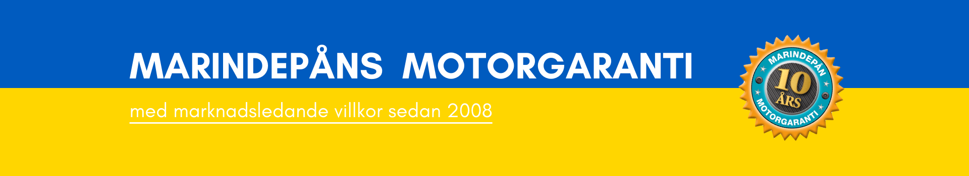 10 års motorgaranti