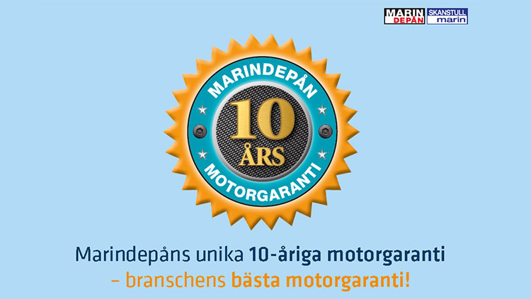 10 års motorgaranti